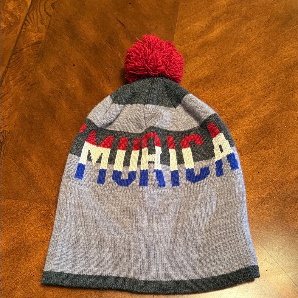 Kids 'Murica Pom-Pom Beanie